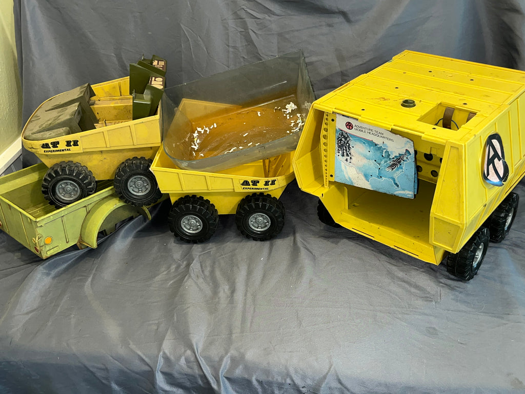 1/6 scale GI Joe Vintage Adventure Team Vehicle Parts Lot