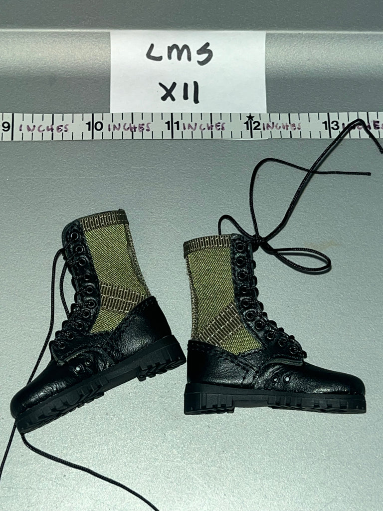 1/6 Scale Vietnam US Jungle Boots - USMC Hue  - QORange