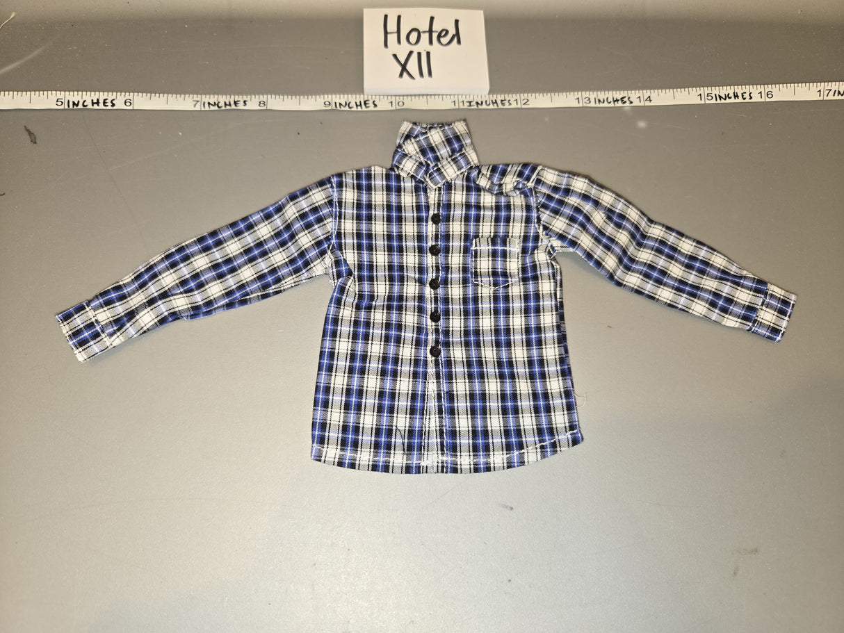 1/6 Scale WWII German Kriegsmarine Flannel Shirt - DID - Western Shirt