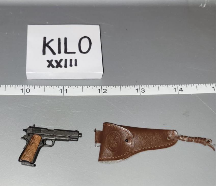 1:6 Scale WWII US .45 Pistol and Holster