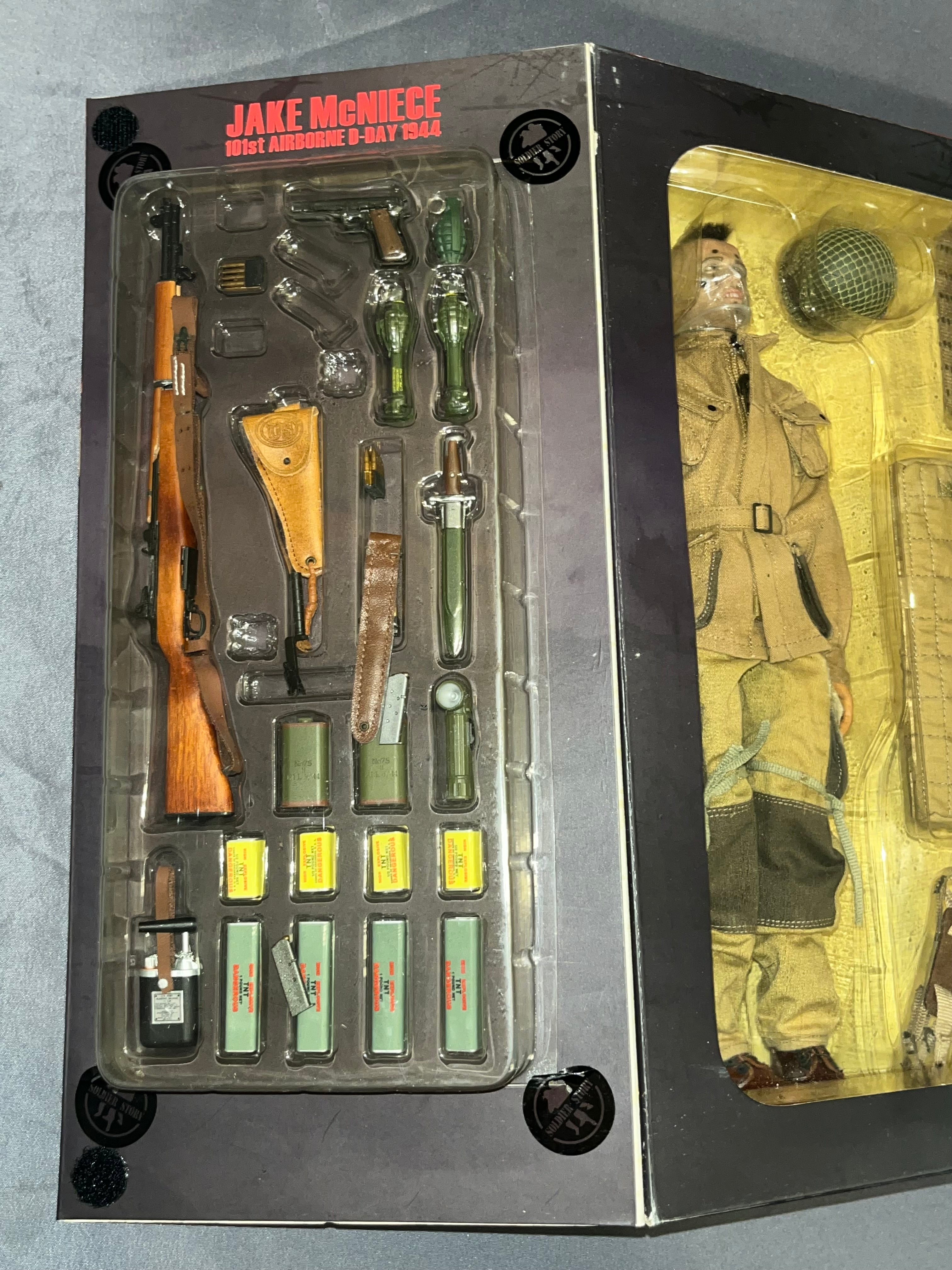 1/6 Scale WWII US Normandy Paratrooper Jake McNiece- NIB Soldier
