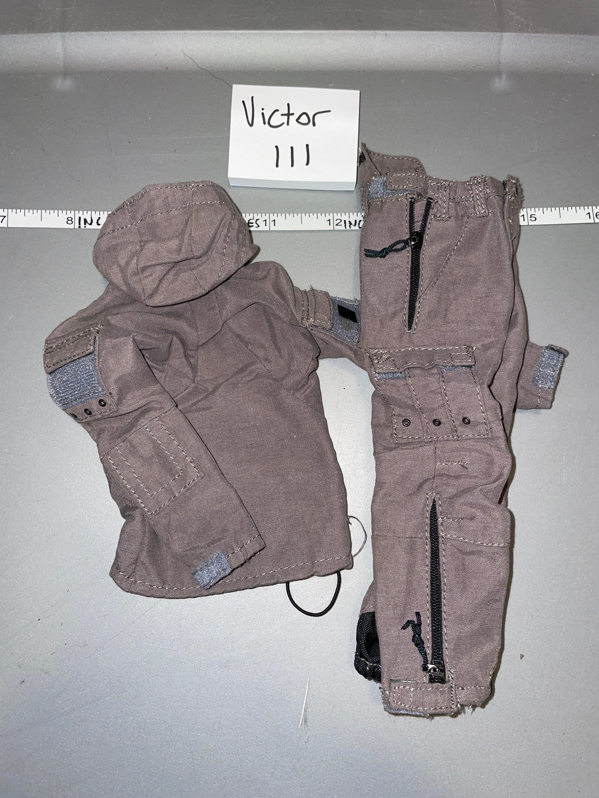 1/6 Scale Modern Era Grey Jumpsuit