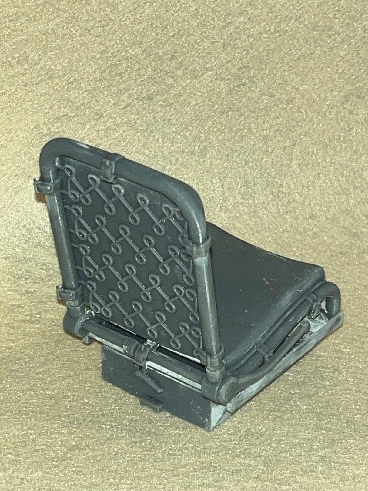 1/6 Scale WWII German Halftrack Seat- Unfinished Model Kit - Warprints