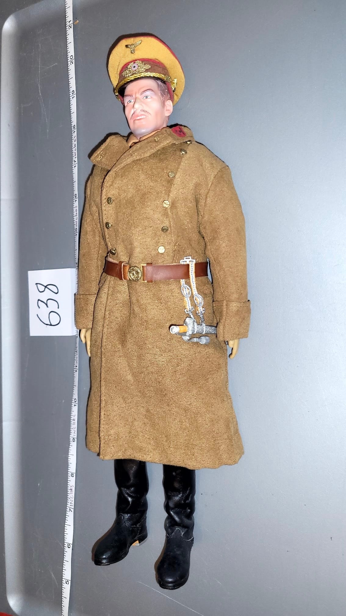 1:6 Scale WWII German Officer Dress Uniform Dressed Figure -
