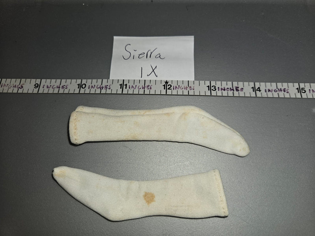 1:6 Scale Modern Era White Socks