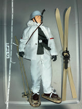 1:6 Scale WWII German Ski Tropper Dressed Figure - Dragon (*2P)