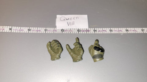 1/6 Scale Modern Era Gloved Hands - Flagset Ukranian