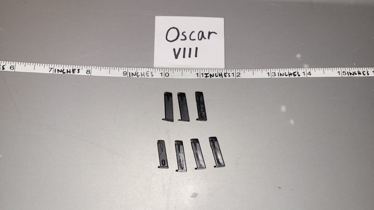 1/6 Scale Modern Pistol Magazine Lot -
