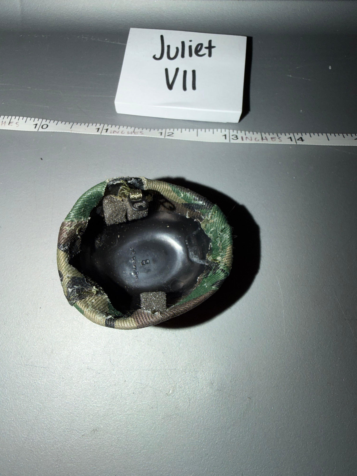 1/6 Scale Modern Era US Woodland Camouflage Helmet - Juliet VII
