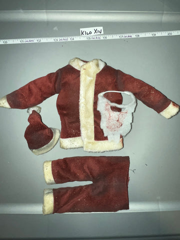 1/6 Scale Modern Era Civilian Santa Clause Outfit - Sideshow Toys Zombie