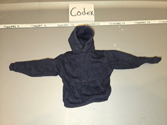 1/6 Scale Modern Era Civilian Blue Hoodie Sweatshirt - Codex