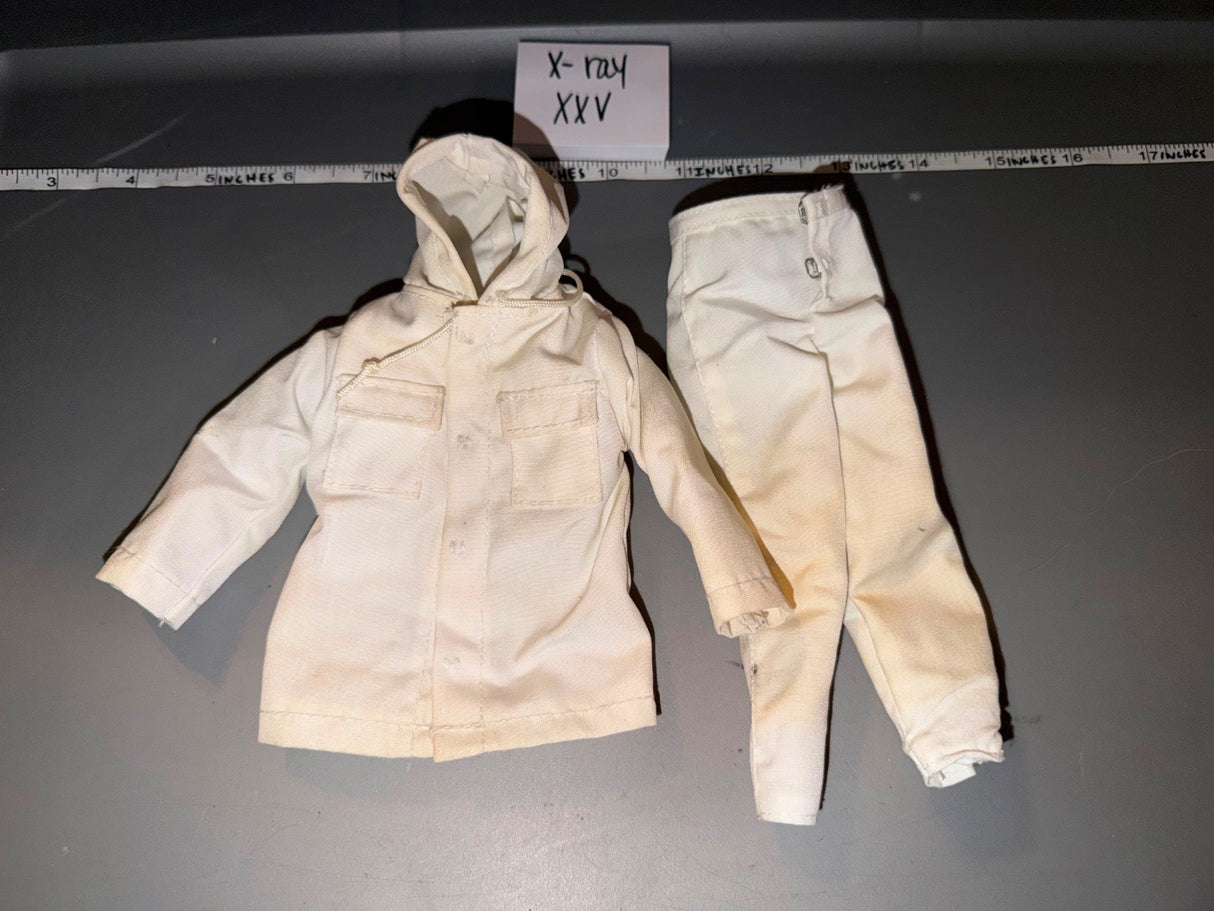 1/6 Scale WWII Winter Snow Camouflage Jacket and Pants - X-Ray XXV