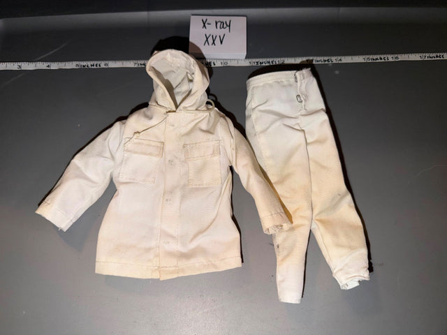 1/6 Scale WWII Winter Snow Camouflage Jacket and Pants - X-Ray XXV