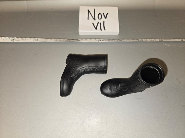 1/6 Scale Modern Era Black Ankle Boots - Nov VII