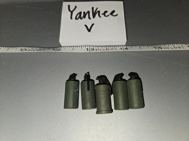 1/6 Scale Vietnam US M7A3 CS Tear Gas Grenade Lot - Yankee V