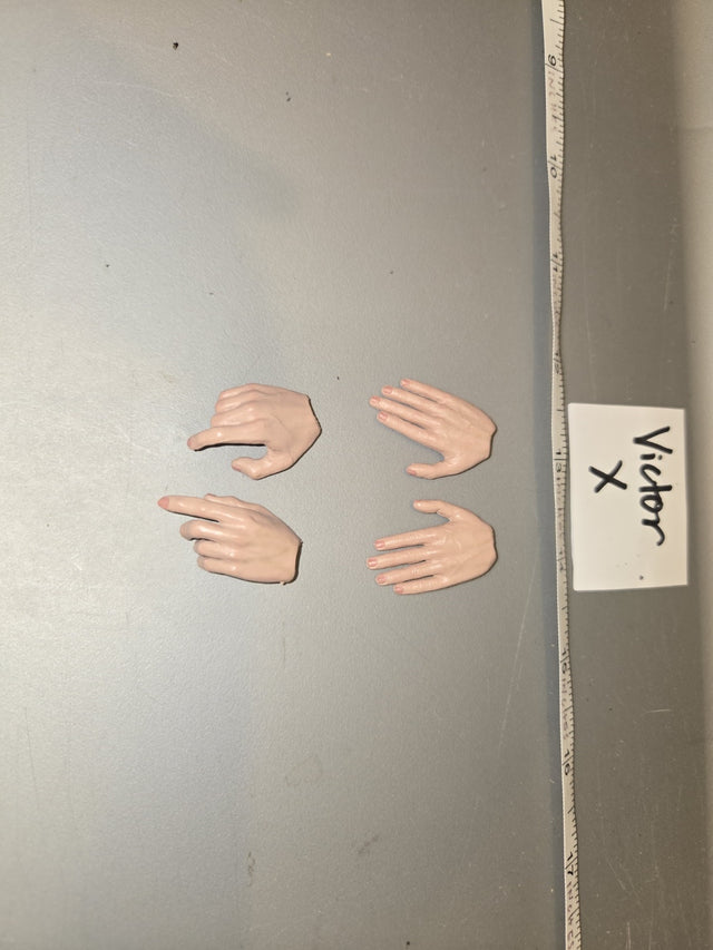 1/6 Scale Nude Female Hand Lot - Victor X