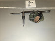 1/6 Scale WWII German Belt with Fighting Knife and Canteen Set - Nov III
