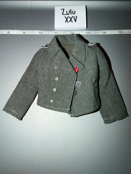 1/6 Scale WWII German DID Grey Tanker Tunic with Iron Cross
