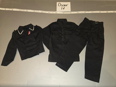1/6 Scale WWII German Black Panzer Tanker Uniform Set - Oscar IV