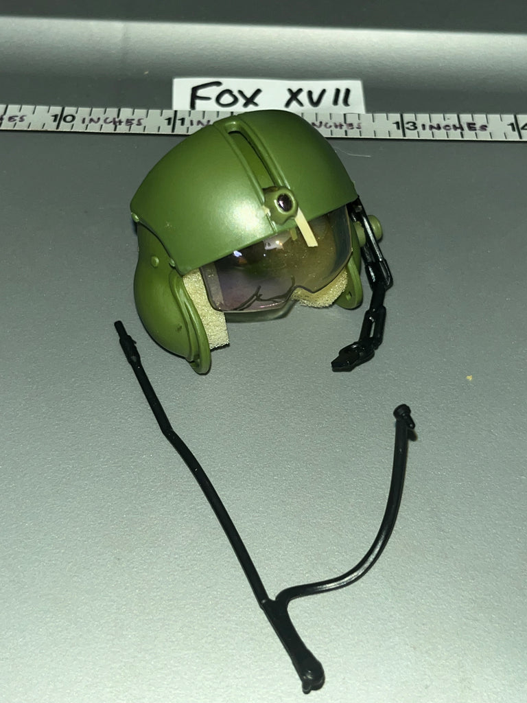 1/6 Scale Modern Female Helicopter Pilot Flight Helmet