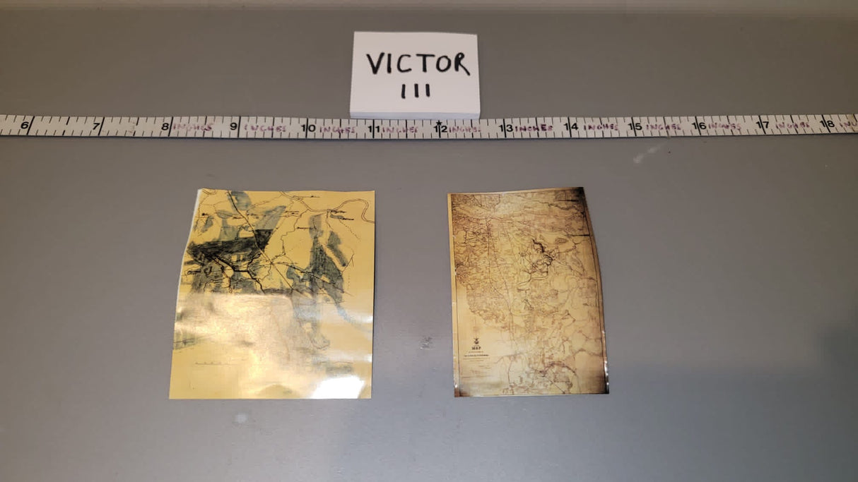 1/6 Scale Civil War Map Lot