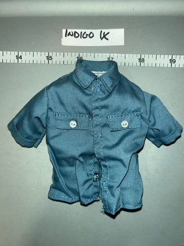 1/6 Scale Modern Green Civilian Short Sleeve Shirt