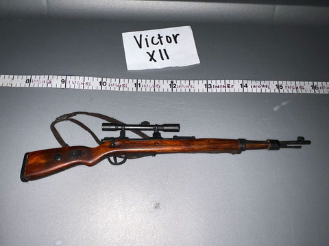 1/6 Scale WWII German Wood and Metal KAR-98 Sniper Rifle
