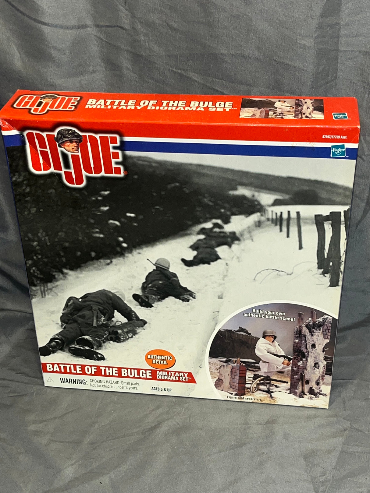 1/6 Scale WWII US Battle of the Bulge Military Diorama Set - GI Joe - NIB