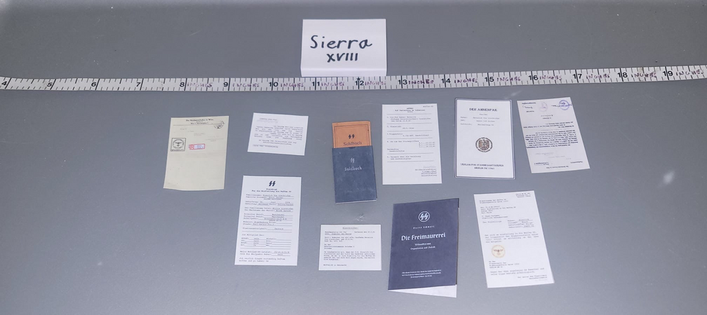 1/6 Scale WWII German Documents