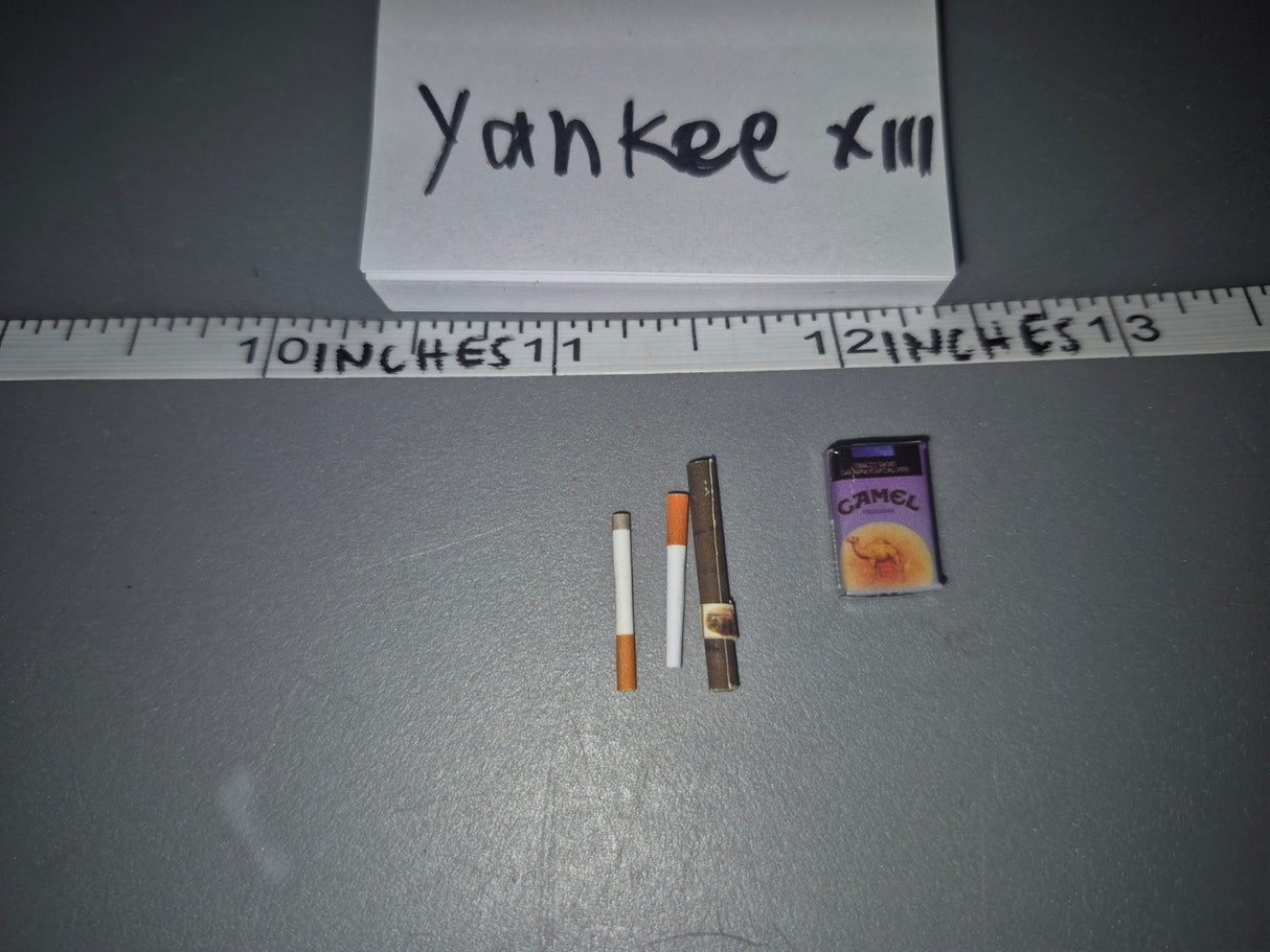 1/12 Scale Modern Era Camel Cigarette Pack and Cigarette Set