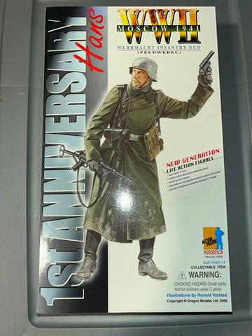 1/6 Scale WWII German Hans Wehrmacht Infantry NCO  Winter Moscow - NIB Dragon