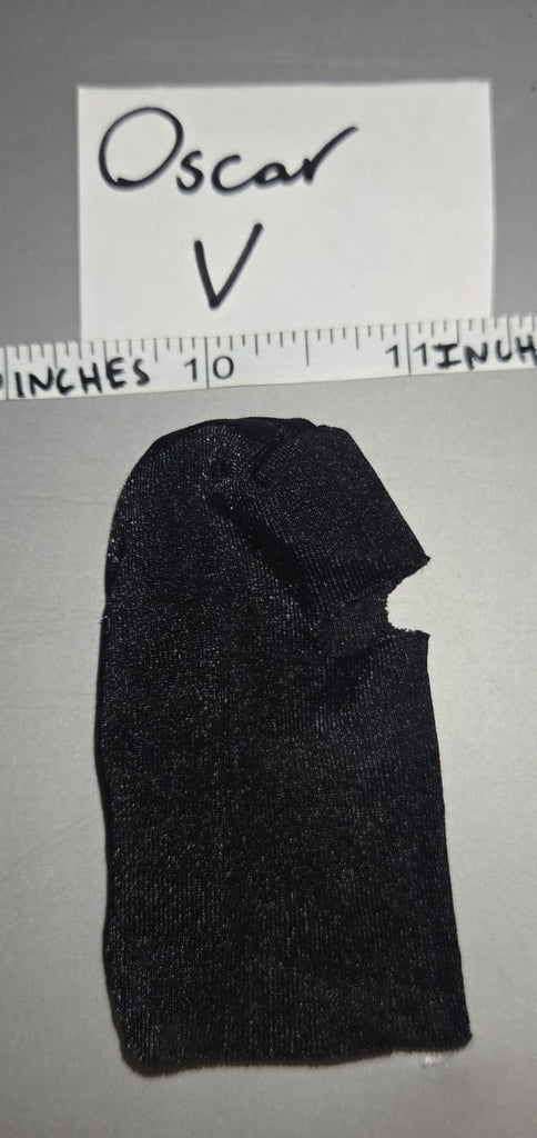 1/6 Scale Modern Era Black Balaclava Mask