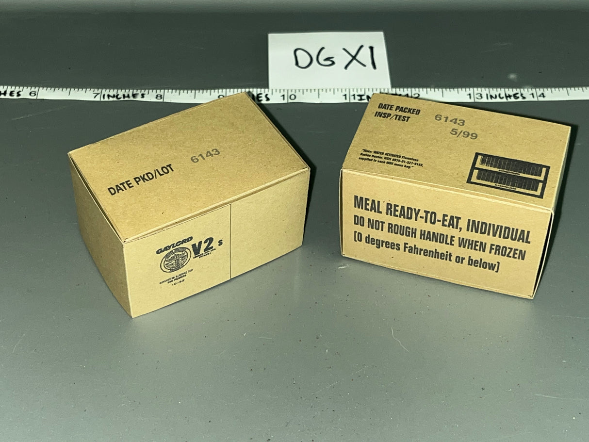 1/6 Scale Modern MRE Ration Case Set - Dale Guyer