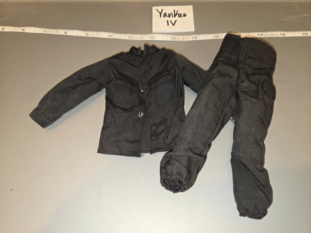 1/6 Scale Modern Era Black BDU Uniform - Yankee IV