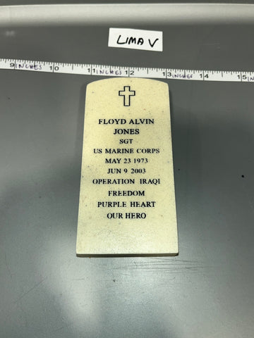 1/6 Scale Modern Era Military Tombstone