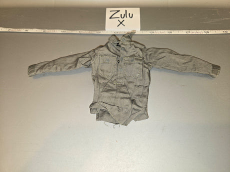 1/6 Scale WWII German Grey Work Shirt - Zulu X