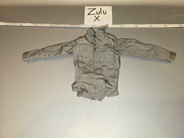 1/6 Scale WWII German Grey Work Shirt - Zulu X