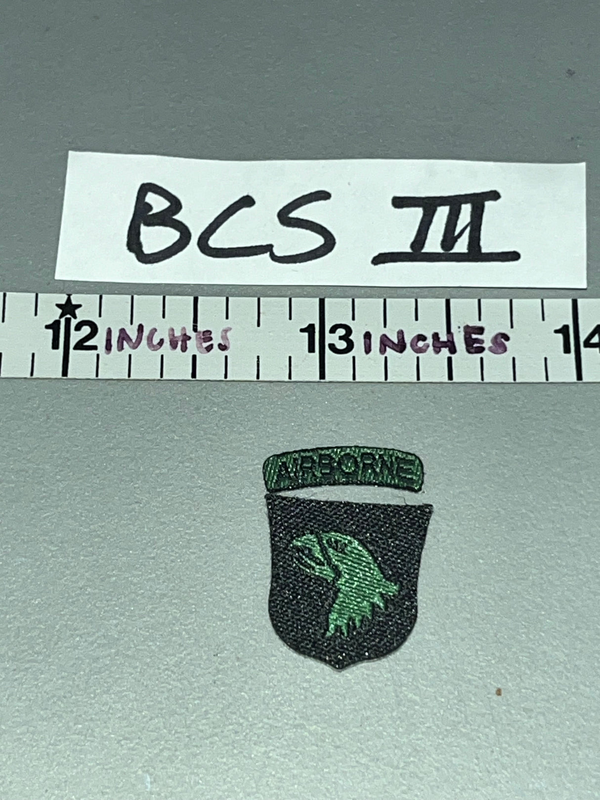 1/6 Scale Vietnam US 101st Hamburger Hill - Division Patch - QORange