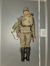1:6 Scale WWII German Afrika Korps Gebirgsjager Dressed Figure - BBI
