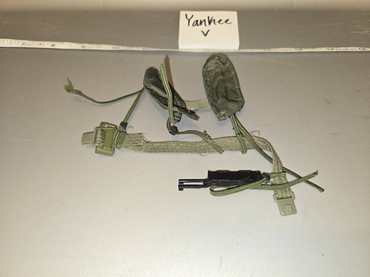 1/6 Scale Modern Era US Parachute Harness with Reserve Chute - Yankee V