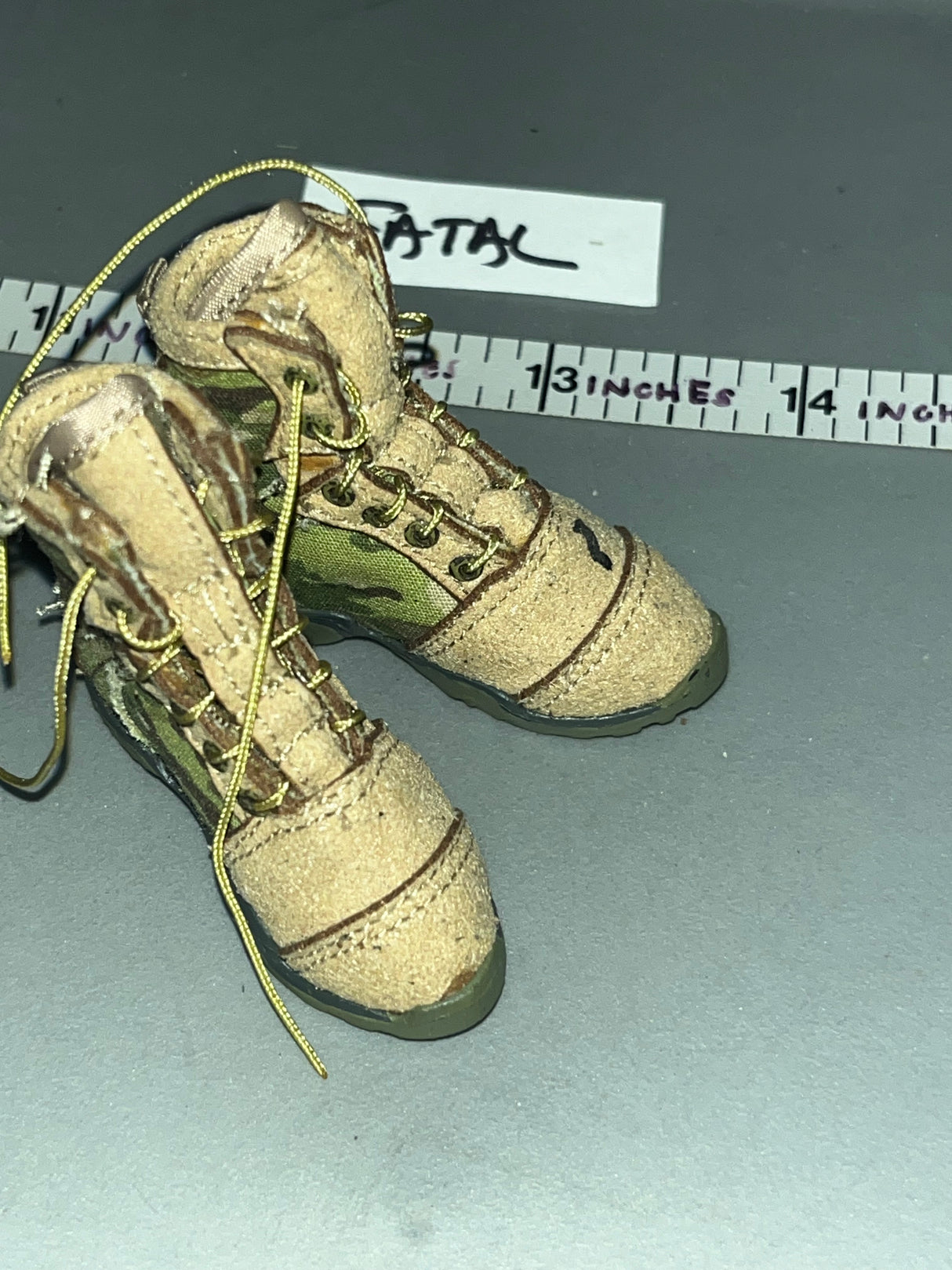 1/6 Scale Modern Era Cloth / Leather Combat Boots