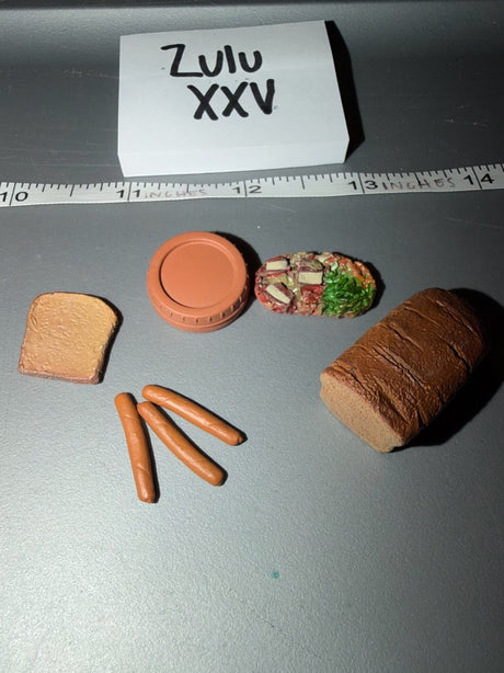 1/6 Scale WWII German Ration Food Diorama Items Set