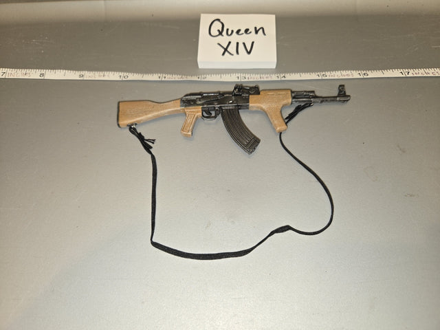 1/6 Scale Modern Era Russian AK-47 Rifle with Sling - Queen XIV
