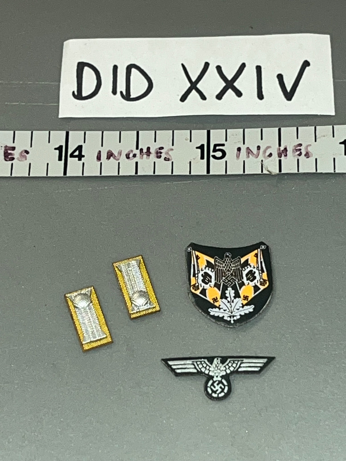 1/6 Scale WWII German Cavalry Insignia Set  - DID D80193 Cavalry Standard Bearer Anselm