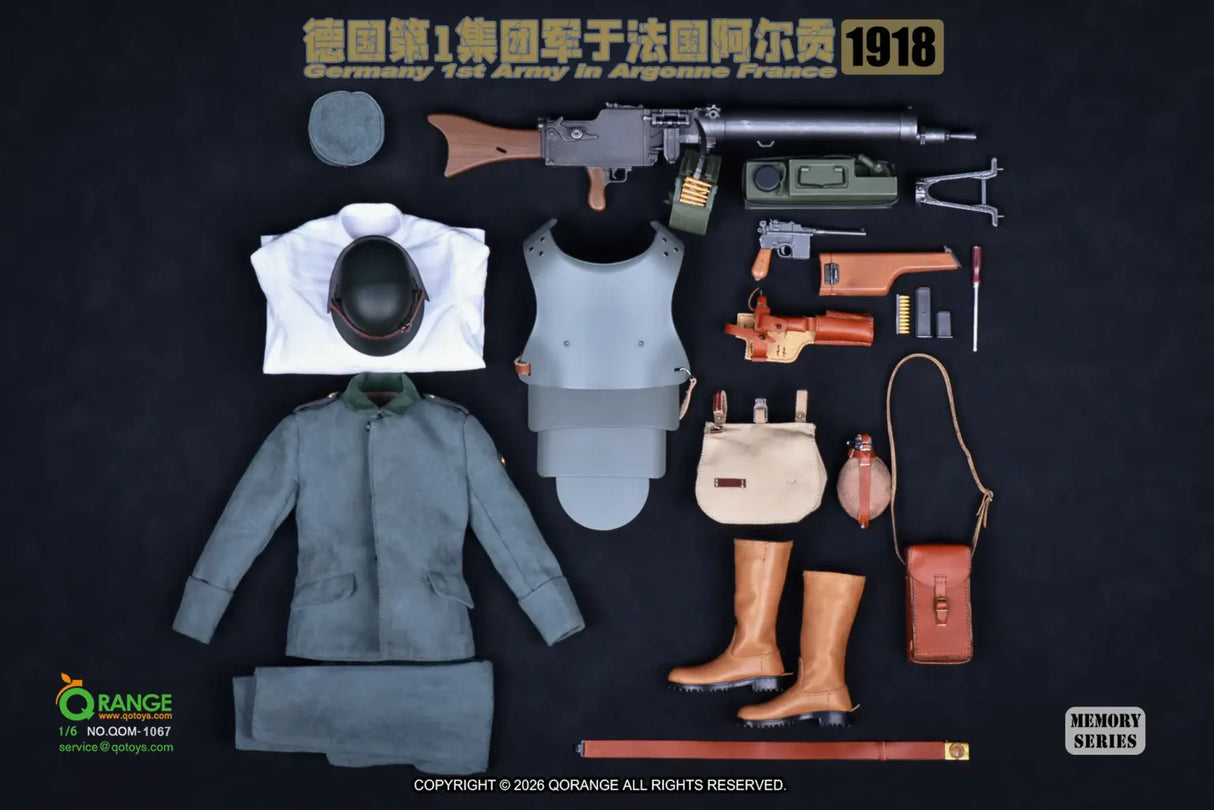 1/6 Scale World War One 1/6 GERMANY 1ST ARMY IN ARGONNE FRANCE 1918 QOM-1067 - QORange *Preorder*
