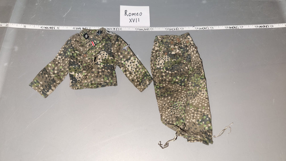 1/6 WWII German Pea Dot Tanker Tunic and Pants Uniform