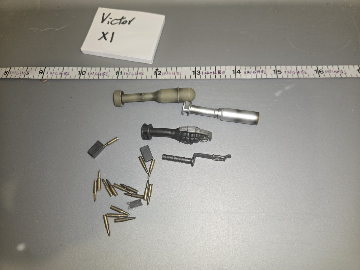 1:6 WWII US M1 Magazine Ammunition Lot