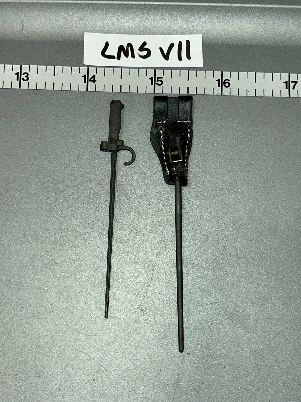 1/6 Scale World War One French Metal Bayonet - QORange