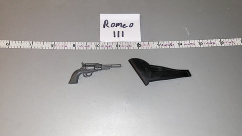 1:6 scale Civil War Western Era Revolver and Holster