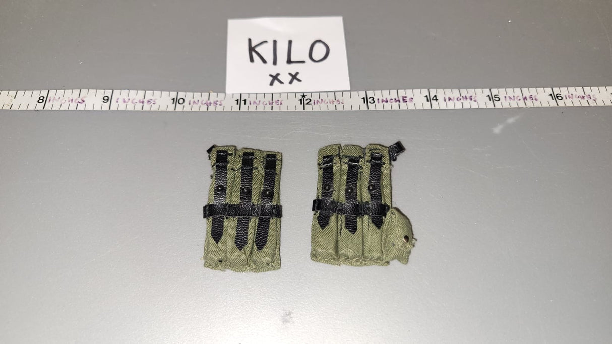 1/6 Scale WWII German MP-40 Pouches -